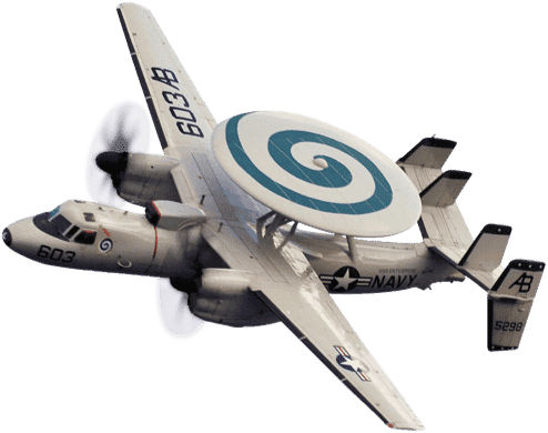 Hawkeye E-2D avión de vigilancia aérea